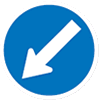 चक्कर (राउंडअबाउट) पर रास्ता देना — New Zealand Road Code illustration