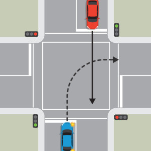 रास्ता देने के नियम — New Zealand Road Code illustration