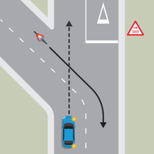 रास्ता देने के नियम — New Zealand Road Code illustration
