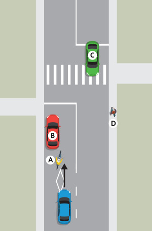 एकाधिक खतरे — New Zealand Road Code illustration