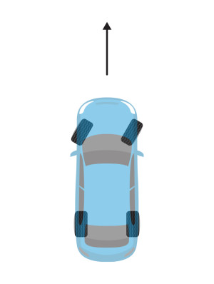 आपातकालीन ड्राइविंग स्थितियों से निपटने के लिए सुझाव — New Zealand Road Code illustration