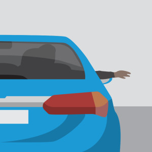 संकेत देना — New Zealand Road Code illustration