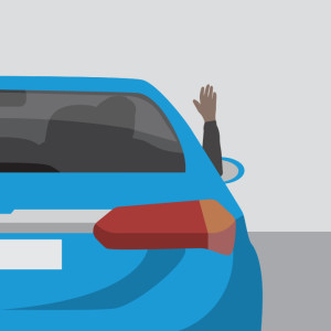 संकेत देना — New Zealand Road Code illustration