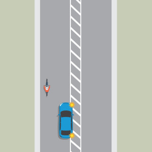 ओवरटेक करना (पासिंग) — New Zealand Road Code illustration
