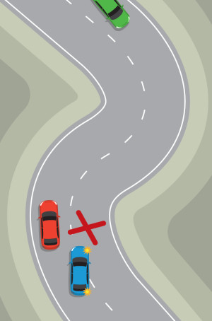 超車 — New Zealand Road Code illustration