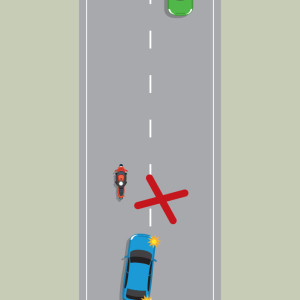 超車 — New Zealand Road Code illustration