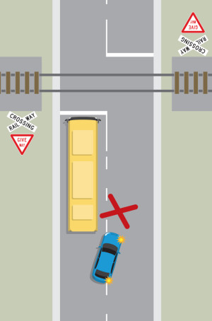 超車 — New Zealand Road Code illustration