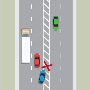 超車 — New Zealand Road Code illustration