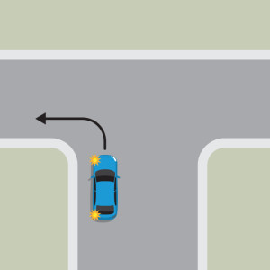 मोड़ (टर्निंग) — New Zealand Road Code illustration