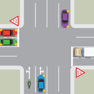 लेन का सही उपयोग करना — New Zealand Road Code illustration