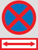 पार्किंग संकेत — New Zealand Road Code illustration